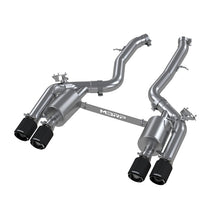 画像をギャラリービューアに読み込む, MBRP 18-22 BMW M2 Competition 3.0L T304 SS 3in Resonator-Back Exhaust Quad Rear w/ Carbon Fiber Tips