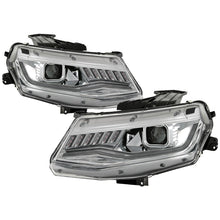 画像をギャラリービューアに読み込む, Spyder Chevy Camaro 16-18 (Do Not Fit Halogen) Projector Headlights Chrome PRO-YD-CCAM16HIDSI-SEQ-C