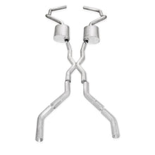 画像をギャラリービューアに読み込む, Stainless Works Chevy Camaro 1967-69 Exhaust 3in Stainless with X-Pipe