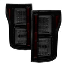 画像をギャラリービューアに読み込む, Spyder Ford F150 2015-2017 Light Bar LED Tail Lights - Black Smoke ALT-YD-FF15015-LBLED-BSM