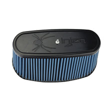 画像をギャラリービューアに読み込む, Injen NanoWeb Dry Air Filter 8.725x3.940 Oval neck/ 10.375x5.590 Base / 6.30 Tall w/Barb Fit