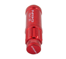 画像をギャラリービューアに読み込む, NRG 700 Series M12 X 1.25 Steel Lug Nut w/Dust Cap Cover Set 21 Pc w/Locks &amp; Lock Socket - Red