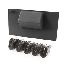 画像をギャラリービューアに読み込む, Rugged Ridge Etched Lower 4 Switch Panel Kit 07-10 JK