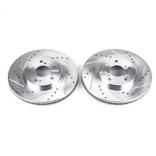 画像をギャラリービューアに読み込む, Power Stop 01-03 Acura CL Front Evolution Drilled &amp; Slotted Rotors - Pair