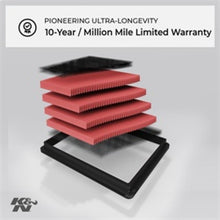 画像をギャラリービューアに読み込む, K&amp;N 08-11 Lexus IS F 5.0L Drop In Air Filter