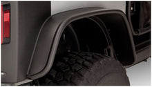 画像をギャラリービューアに読み込む, Bushwacker 07-18 Jeep Wrangler Flat Style Flares 4pc Fits 2-Door Sport Utility Only - Black