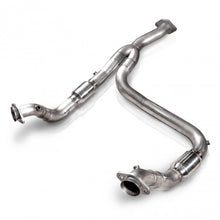 画像をギャラリービューアに読み込む, Stainless Works 2011-14 F-150 3.5L 3in Downpipe High-Flow Cats Y-Pipe Factory Connection