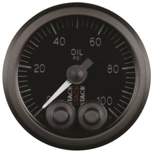 画像をギャラリービューアに読み込む, Autometer Stack Instruments Pro Control 52mm 0-100 PSI Oil Pressure Gauge - Black (1/8in NPTF Male)