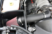 画像をギャラリービューアに読み込む, JLT 06-10 Jeep Grand Cherokee SRT8 Black Textured Cold Air Intake Kit w/Red Filter