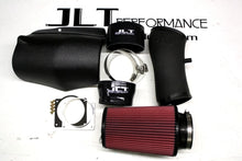 画像をギャラリービューアに読み込む, JLT 2001 Ford Mustang Bullitt Black Textured Ram Air Intake Kit w/Red Filter