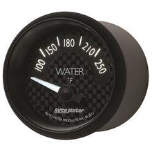画像をギャラリービューアに読み込む, Autometer GT Series 52mm Short Sweep Electronic 100-250 Deg F Water Temperature