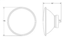 画像をギャラリービューアに読み込む, Hella Vision Plus 7 inch 165MM HB2 12V SAE VP Head Lamp