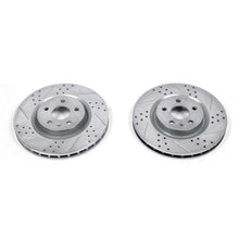画像をギャラリービューアに読み込む, Power Stop 12-13 Buick Regal Front Evolution Drilled &amp; Slotted Rotors - Pair