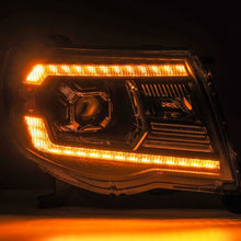 画像をギャラリービューアに読み込む, AlphaRex 05-11 Toyota Tacoma LUXX LED Projector Headlights Plank Style Chrome w/Activation Light/DRL