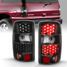 画像をギャラリービューアに読み込む, ANZO 2000-2006 Chevrolet Tahoe Led Taillights Black/Clear