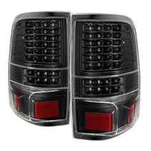 画像をギャラリービューアに読み込む, xTune Ford F150 Styleside 04-08 LED Tail Lights Black ALT-JH-FF15004-LED-G2-BK
