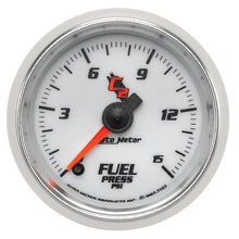 画像をギャラリービューアに読み込む, AutoMeter Gauge Fuel Pressure 2-1/16in. 15PSI Digital Stepper Motor C2