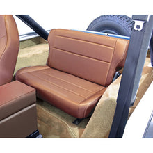 画像をギャラリービューアに読み込む, Rugged Ridge Fold &amp; Tumble Rear Seat Tan 76-95 Jeep CJ / Jeep Wrangler