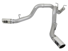 画像をギャラリービューアに読み込む, aFe ATLAS 4in DPF-Back Alum Steel Exhaust System w/Dual Exit Polished Tip 2017 GM Duramax 6.6L (td)