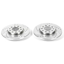 画像をギャラリービューアに読み込む, Power Stop 15-17 Chrysler 200 Rear Evolution Drilled &amp; Slotted Rotors - Pair