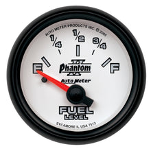 画像をギャラリービューアに読み込む, Autometer Phantom 2-1/16in 0-90 OHM Fuel Level Gauge