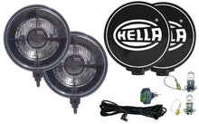 画像をギャラリービューアに読み込む, Hella 500 Series 12V Black Magic Halogen Driving Lamp Kit