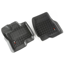 画像をギャラリービューアに読み込む, Rugged Ridge Floor Liner Front Black 2015-2020 Ford F-150 / Raptor / Extended / Super Crew Cab