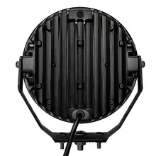 画像をギャラリービューアに読み込む, Go Rhino Xplor Blackout Series Round Single LED Spot Light Kit w/DRL (Surface Mount) 9in. - Blk