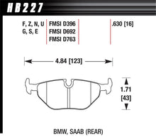 画像をギャラリービューアに読み込む, Hawk 95-99 BMW M3 E36 Performance Ceramic Street Rear Brake Pads