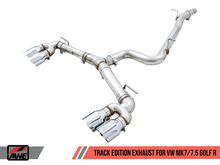 画像をギャラリービューアに読み込む, AWE Tuning Mk7 Golf R Track Edition Exhaust w/Chrome Silver Tips 102mm