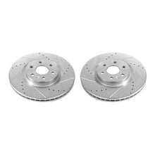 画像をギャラリービューアに読み込む, Power Stop 10-16 Cadillac SRX Front Evolution Drilled &amp; Slotted Rotors - Pair