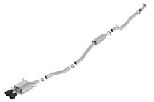 画像をギャラリービューアに読み込む, Borla 17-19 Honda Civic SI 1.5L Turbo MT S-Type 2.75in Cat-Back Exhaust Ceramic Black Tip