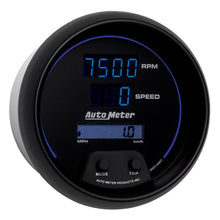 画像をギャラリービューアに読み込む, Autometer 85.7mm Black Digital 8000rpm/160mph or 260kmph Electric Tachometer/Speedometer Combo