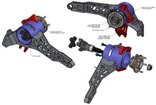 画像をギャラリービューアに読み込む, Ridetech 63-79 Chevy Corvette Rear StrongArms System For C7 Hubs