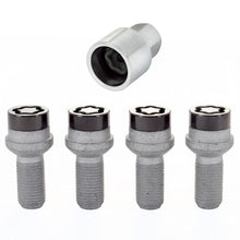 画像をギャラリービューアに読み込む, McGard Wheel Lock Bolt Set - 4pk. (Radius Seat) M14X1.5 / 17mm Hex / 26.7mm Shank Length - Black