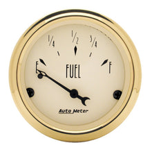 画像をギャラリービューアに読み込む, AutoMeter Gauge Fuel Level 2-1/16in. 0 Ohm(e) to 90 Ohm(f) Elec Golden Oldies