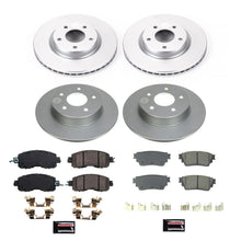 画像をギャラリービューアに読み込む, Power Stop 19-22 Nissan Altima Front &amp; Rear Z17 Coated Brake Kit