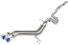 画像をギャラリービューアに読み込む, aFe Takeda 2-1/2in to 3in SS-304 Cat-Back Exhaust w/ Blue Flame Tips 13-17 Hyundai Veloster L4-1.6L