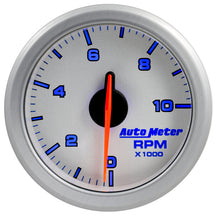 画像をギャラリービューアに読み込む, Autometer Airdrive 2-1/6in Tachometer Gauge 0-10K RMP - Silver