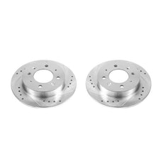 画像をギャラリービューアに読み込む, Power Stop 04-09 Kia Spectra Rear Evolution Drilled &amp; Slotted Rotors - Pair