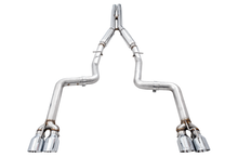 画像をギャラリービューアに読み込む, AWE Tuning 2015+ Dodge Challenger 6.4L/6.2L SC Track Edition Exhaust - Quad Chrome Silver Tips