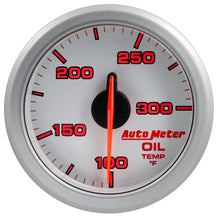 画像をギャラリービューアに読み込む, Autometer Airdrive 2-1/6in Oil Temp Gauge 100-300 Degrees F - Silver