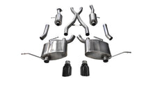 画像をギャラリービューアに読み込む, Corsa 2011-2021 Jeep Grand Cherokee Black 2.5in Dual Rear Exit Cat-Back Exhaust