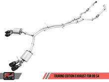 画像をギャラリービューアに読み込む, AWE Tuning Audi B9 S4 SwitchPath Exhaust - Non-Resonated (Black 102mm Tips)