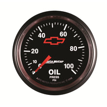 画像をギャラリービューアに読み込む, Autometer Sport-Comp II GM 52mm 0-100 PSI Mechanical Oil Pressure Gauge
