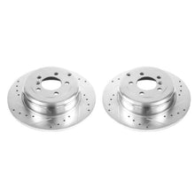 画像をギャラリービューアに読み込む, Power Stop 03-05 Land Rover Range Rover Rear Evolution Drilled &amp; Slotted Rotors - Pair