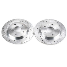 画像をギャラリービューアに読み込む, Power Stop 08-16 Chrysler Town &amp; Country Rear Evolution Drilled &amp; Slotted Rotors - Pair