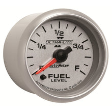 画像をギャラリービューアに読み込む, Autometer Ultra-Lite II 2-1/16in 0-280 Ohm Programmable Fuel Level Gauge