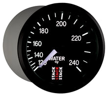 画像をギャラリービューアに読み込む, Autometer Stack 52mm 120-240 Deg F 1/2in Npt (M) Mechanical Water Temp Gauge - Black