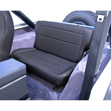 画像をギャラリービューアに読み込む, Rugged Ridge Fold&amp;Tumble Rear Seat Black Denim 76-95 Jeep CJ / Jeep Wrangler